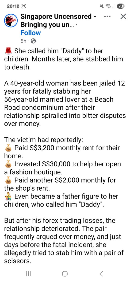 AntonKreil's tweet photo. Only 12 years for murder in Singapore ? 😅

Singapore must either be going soft or they realized that the victim being a FOREX Day Trader is a mitigating factor 🤣 https://t.co/yl9CtJhdkt