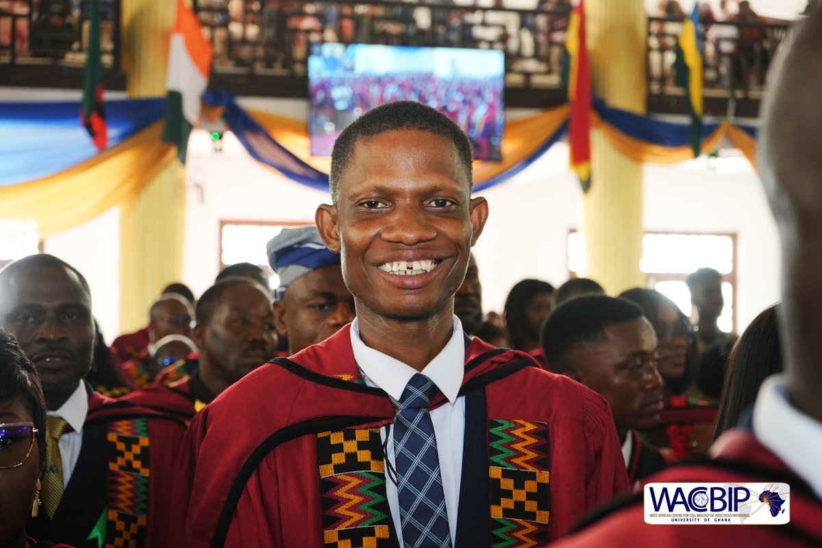 WACCBIP_UG's tweet photo. πGraduations are always exciting, but today we're especially delighted to congratulate our very own Dr. Worlanyo Tashie ββ@worlatt graduating as the PhD Valedictorian at the @UnivofGh July 2026 convocation.
Cheers to representing the Excellence at WACCBIP!
#UGCongregation2026
#AfricanScience #Excellence #Research