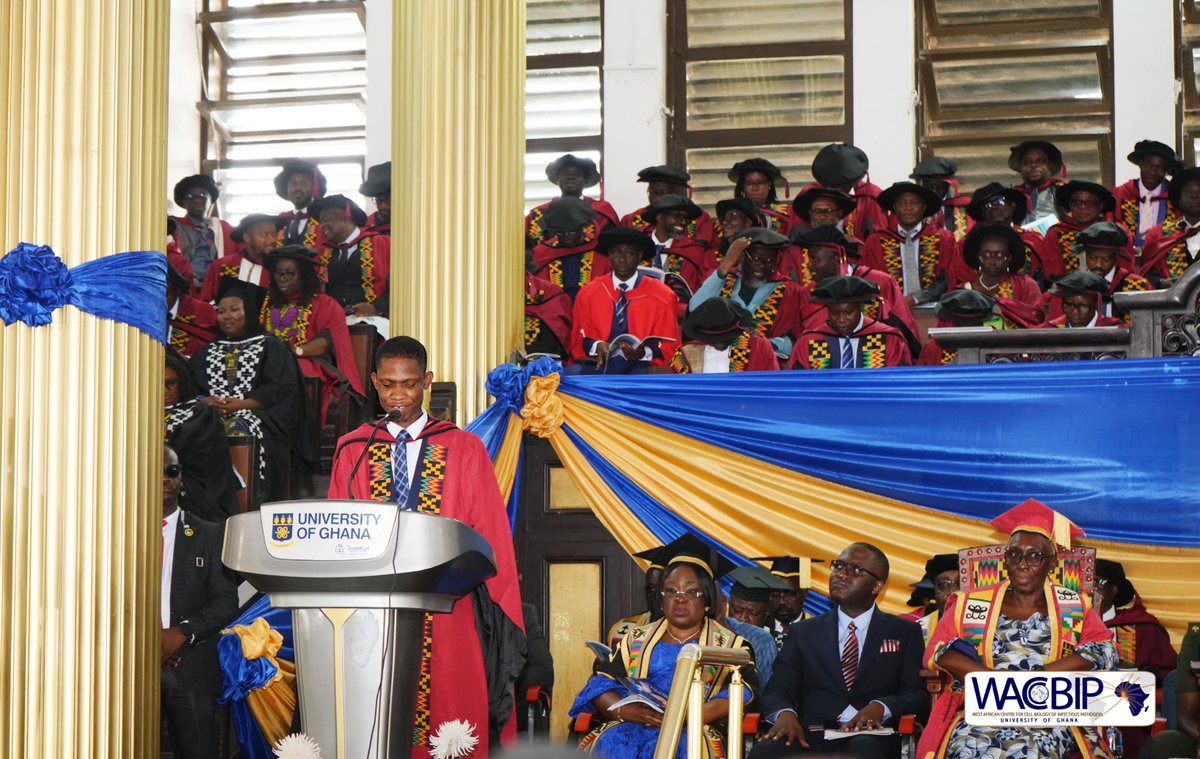 WACCBIP_UG's tweet photo. πGraduations are always exciting, but today we're especially delighted to congratulate our very own Dr. Worlanyo Tashie ββ@worlatt graduating as the PhD Valedictorian at the @UnivofGh July 2026 convocation.
Cheers to representing the Excellence at WACCBIP!
#UGCongregation2026
#AfricanScience #Excellence #Research