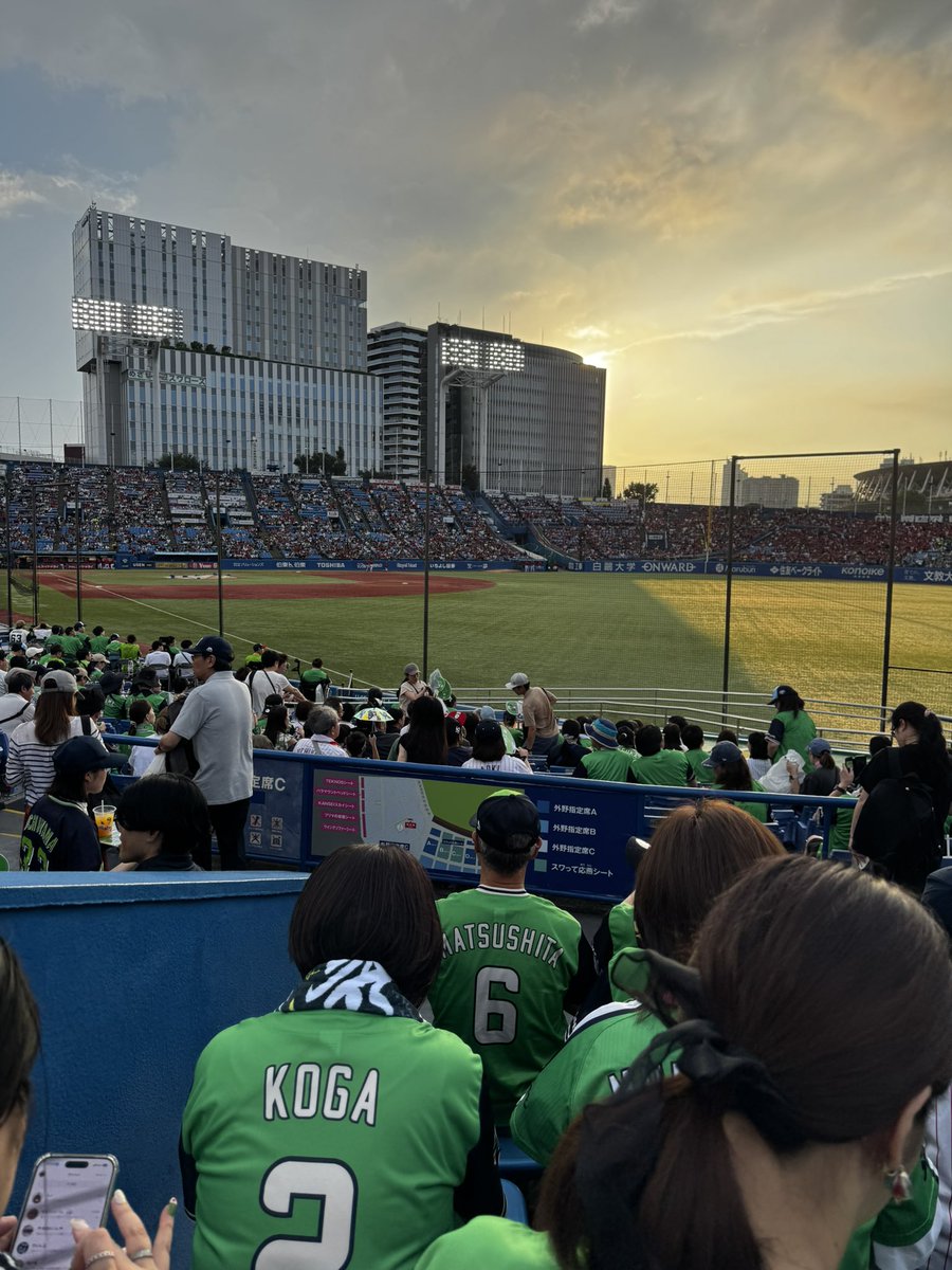 No9681_9's tweet photo. 今日はココからでした
#東京ヤクルトスワローズ 
#ヤクルトスワローズ https://t.co/NCa0rib6jn