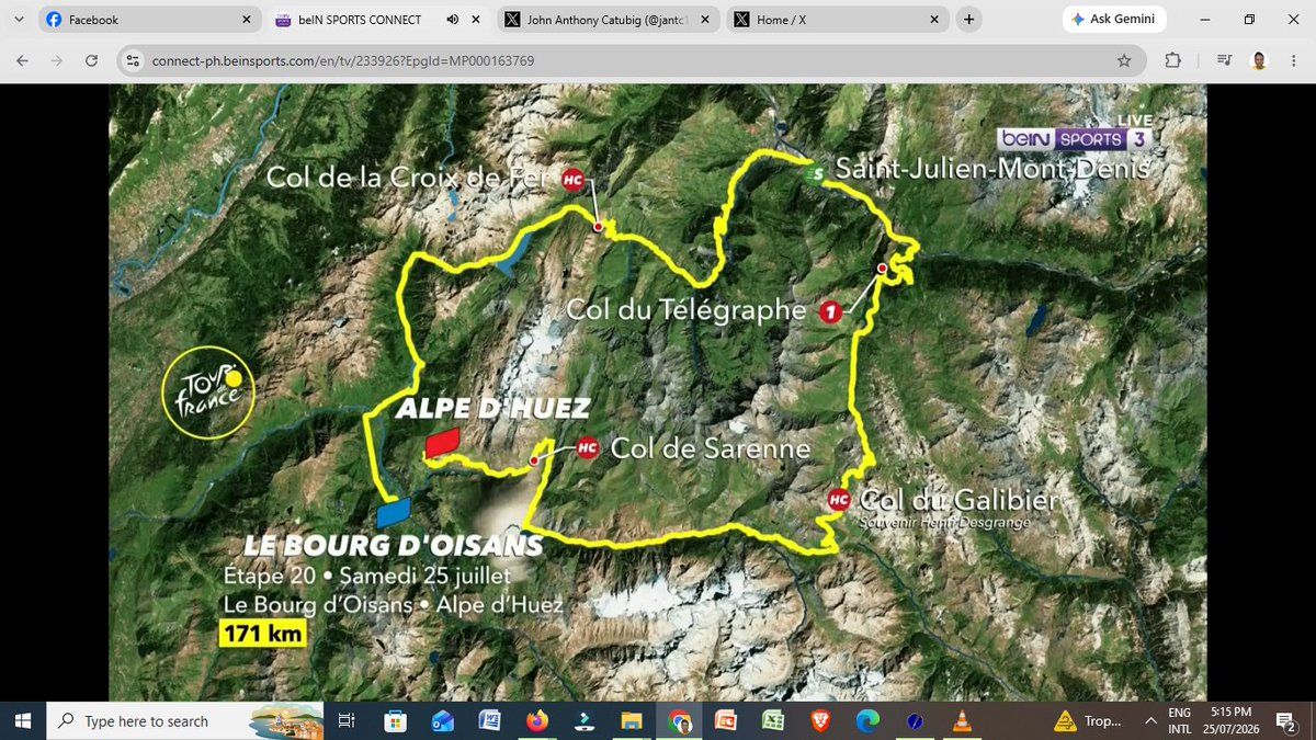 jantc1990's tweet photo. NW #TDF2026 [Stage 20 / Le Bourg-d'Oisans to Alpe d'Huez] (LIVE)
<#beINSports3Asia>

Also available on beIN SPORTS CONNECT.
#beINSPORTSASIA 
#beINSPORTS 
#TourDeFrance https://t.co/UKsgk1rdoV