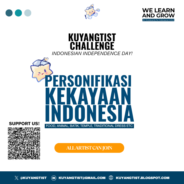 kuyangtist's tweet photo. [All Artist Can Join!] Kuyangtist 38th Challenge - Personifikasi Kekayaan Indonesia 🌟

#KYG_IDN17 https://t.co/vfB2xEkNTX