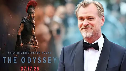 parallaxcinemas's tweet photo. Christopher Nolan’s #TheOdyssey Craze 🚢

Absolutely insane! 😱 Nolan’s #TheOdyssey collects ₹3,500 Crores globally in just 1 week! IMAX experience-la theatre-a gung-ho pannitaanga 🤯🎬 https://t.co/azJkKZgwgV