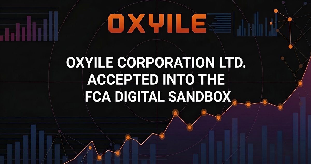 Oxyile_corp's tweet photo. Big news! 📢
@Oxyile_corp has been accepted into the @TheFCA.
This opportunity allows us to rigorously test and scale our P2P lending technology with synthetic datasets—ensuring speed, precision, and security.
Huge thanks to @FinTechWales for the support!
#FinTech #P2PLending https://t.co/PBHk43FD0w
