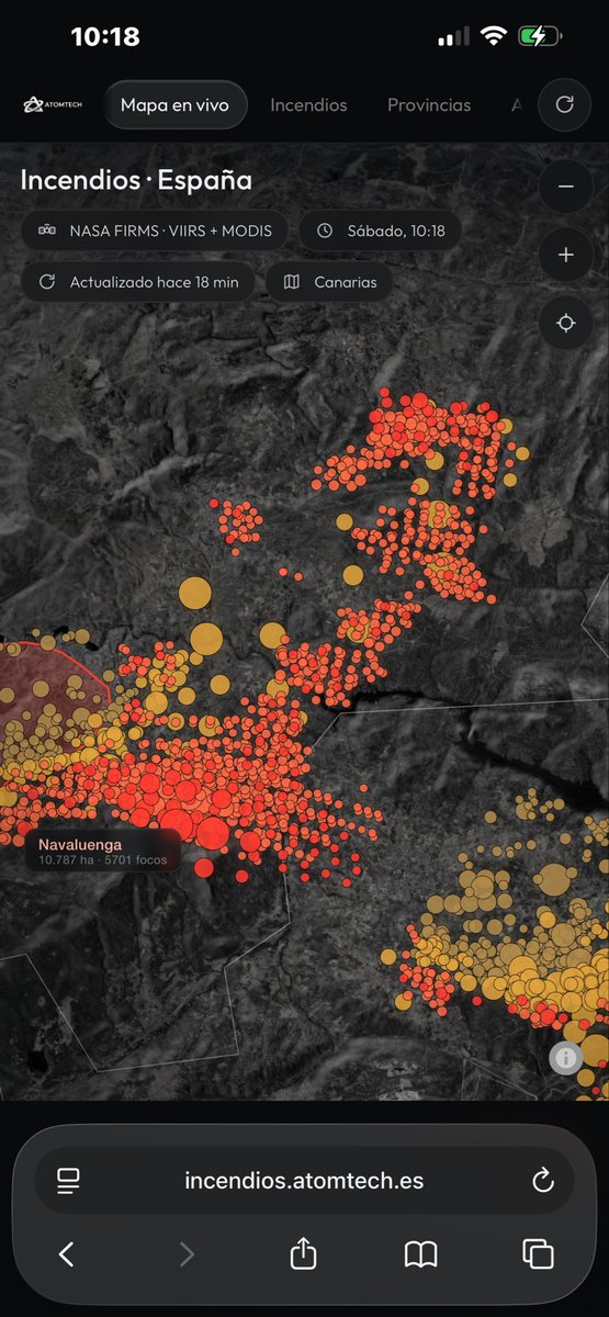 diegorrufe's tweet photo. Los incendios de Madrid están a punto de juntarse, que miedo verlo con tanto detalle

https://t.co/LI6z3vp0hF

#IncendiosEmergenciaNacional https://t.co/LjqqPhK3jX