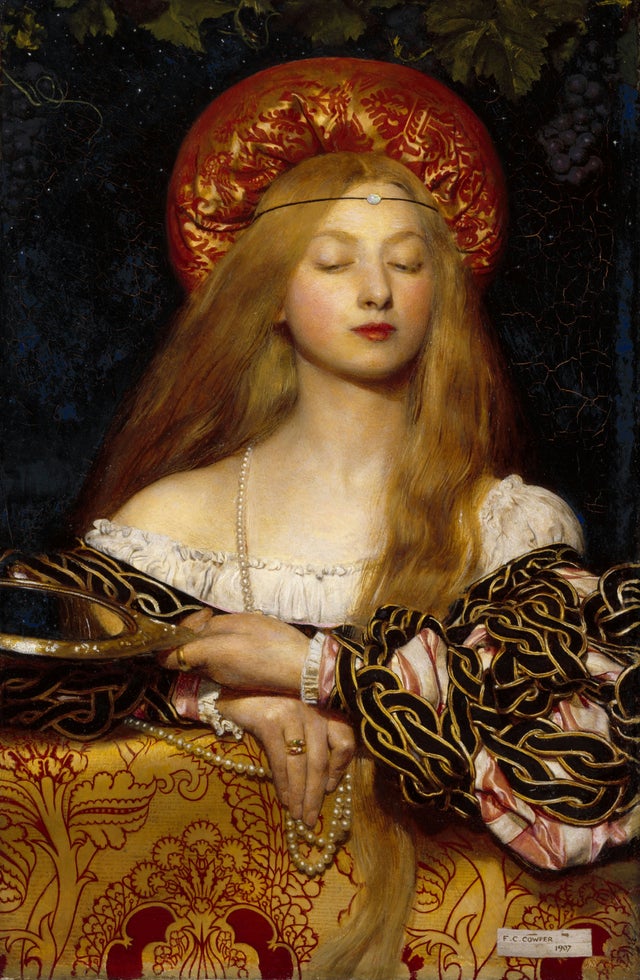 ArtorOtherThing's tweet photo. Frank Cadogan Cowper - Vanity (1907)