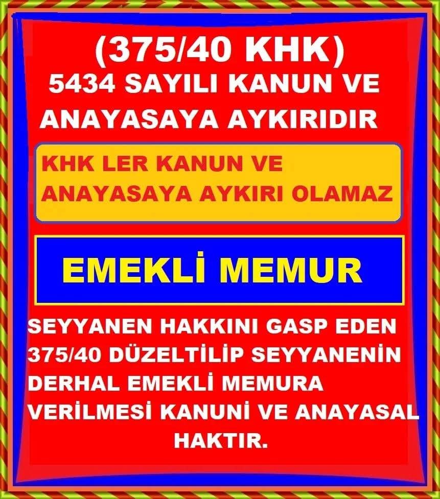 ahmetyarici31's tweet photo. 🔷️SÜREKLİ EN DÜŞÜK EMEKLİ MAAŞINA ZAM YAPARAK ADALETTEN ŞAŞIYOR, BUNU DA SİYASİ MALZEME OLARAK KULLANIYORSUNUZ

#EMEKLİMEMUR'A VERMEDİĞİNİZ 25.150 TL SEYYANENİ ve ENFLASYON ALTINDA ZAMMI AÇIKLAMIYORSUNUZ?

🔷️BU DURUMDA ERKEN SEÇİM ŞARTTIR. @Akparti @MHP_Bilgi @tcbestepe https://t.co/CFNWd8F7Mr
