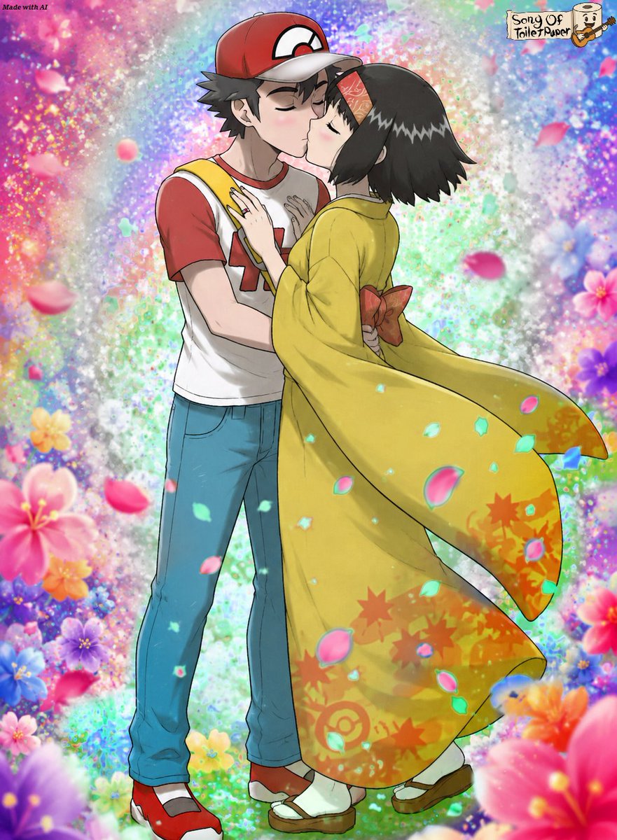 SongOfToilets's tweet photo. Red x Erika from Pokemon.

#RedRoseShipping #Pokemon #fanart https://t.co/vJNVuNdheG