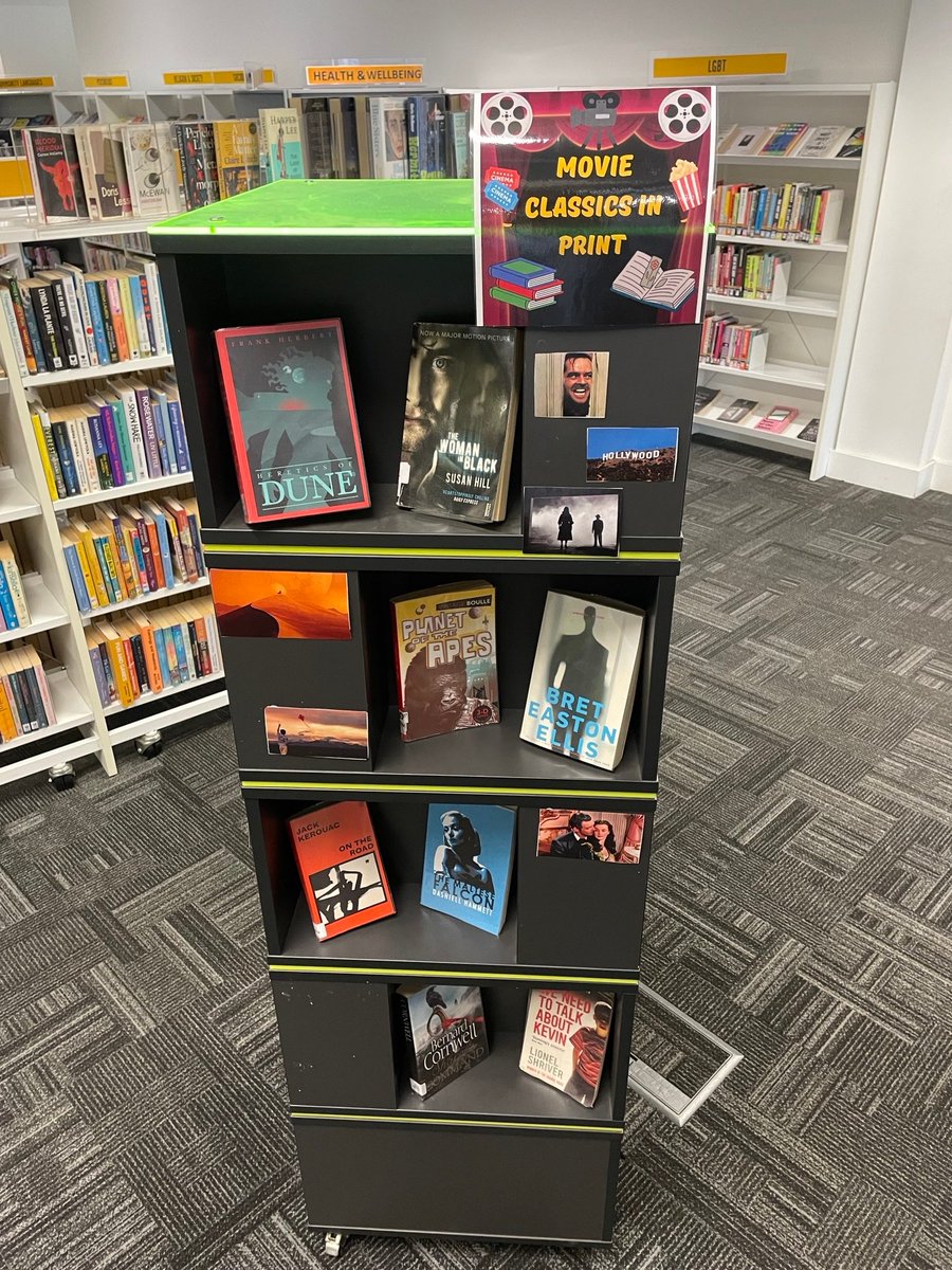 greenwich_clib's tweet photo. Have you heard about our 2-for-1 DVD promotional offer running until 1st September? To pair with our wide range of newly released films, why not browse our 'Movie Classics in Print' display- you may find the original work that inspired your favourite film!
#gll @GreenwichLibs https://t.co/NOGVRpXXD0