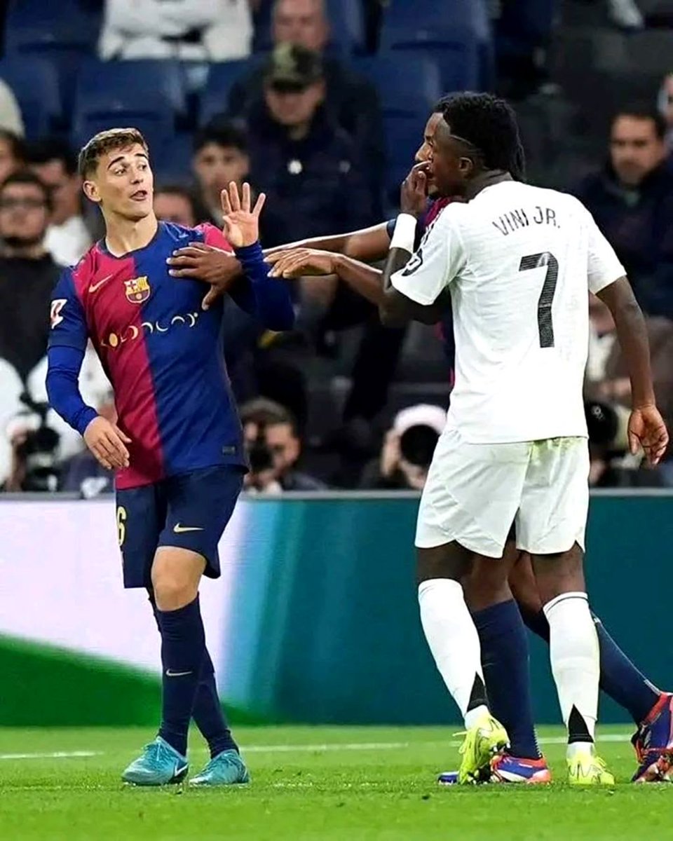 FCBJoeyy's tweet photo. The panic from some Barcelona fans whenever Real Madrid signs a big-name player is hilarious.

As if we didn’t beat them every single time over the last two seasons despite them signing Mbappé, Carreras, Mastantuono, Huijsen, Trent, and more… and they still ended up trophyless. https://t.co/3U0fc9WAqI