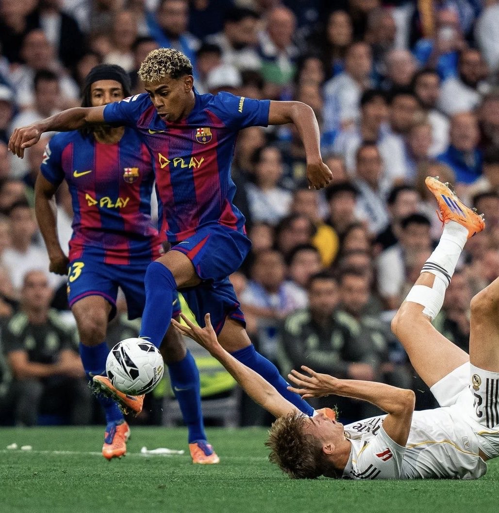 FCBJoeyy's tweet photo. The panic from some Barcelona fans whenever Real Madrid signs a big-name player is hilarious.

As if we didn’t beat them every single time over the last two seasons despite them signing Mbappé, Carreras, Mastantuono, Huijsen, Trent, and more… and they still ended up trophyless. https://t.co/3U0fc9WAqI