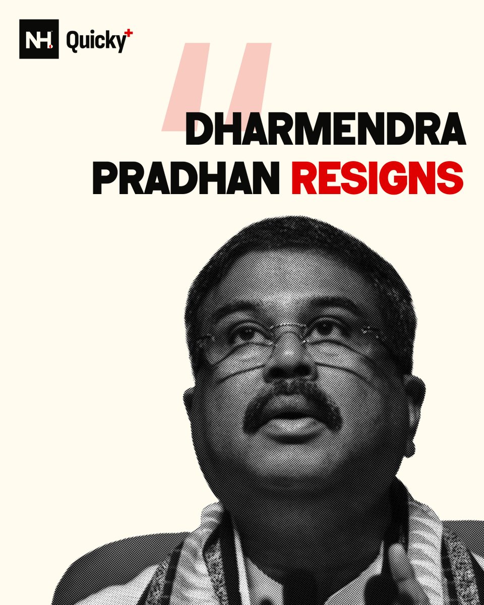 NewsHamster1's tweet photo. Finally, after much protest and struggle, it was successful. Dharmendra Pradhan has stepped down from his position.

#DharmendraPradhan #EducationMatters #students #StandWithStudents https://t.co/E5r3XbPctE