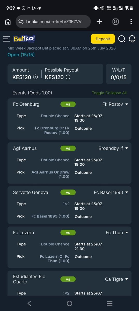 legacy_344's tweet photo. JACKPOTS ONLY💯💯
BETIKA+SPORTPESA+ODIBETS🔥🔥🔥💯💯. 
Jackpot lovers only. 50 people are enough.. https://t.co/0LaBpsDSxG https://t.co/OoYwJf9UTt