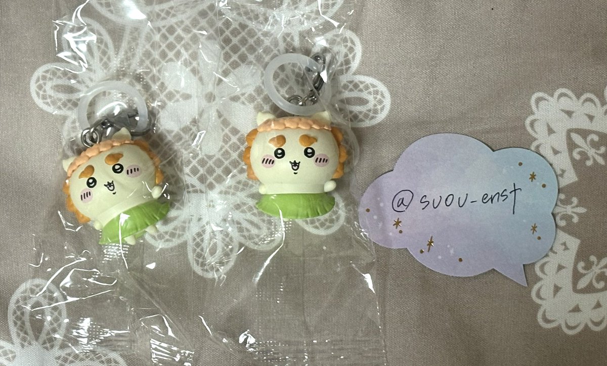 SUOU_enst's tweet photo. 【交換】ちいかわ 映画 人魚の島のひみつ 入場者 特典 チャームミニフィギュア めじるし

譲▶︎ シーサー2

求▷ モモンガ＞古本屋 ちいかわ ハチワレ うさぎ＞ラッコ

※ちいかわ.ハチワレ.うさぎは家族分

ラッコ単体のお声がけはお返事に少々お時間頂きます

郵送希望📮
お気軽にお声掛け下さい🌸 https://t.co/wLoL1tnmwH