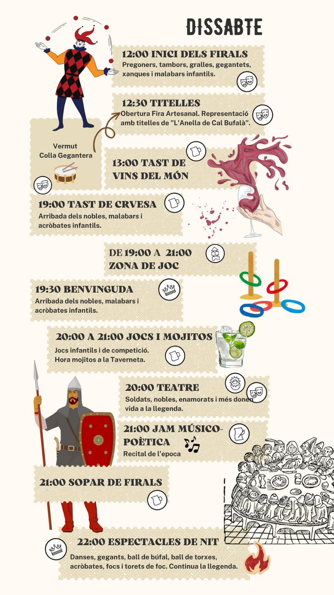 firalsdebellvis's tweet photo. Programa d’avui dissabte! 🆕

Comencem! 🎭

Els Firals de Bellvís fan 30 anys! 😍 https://t.co/Se3e0DOSx9