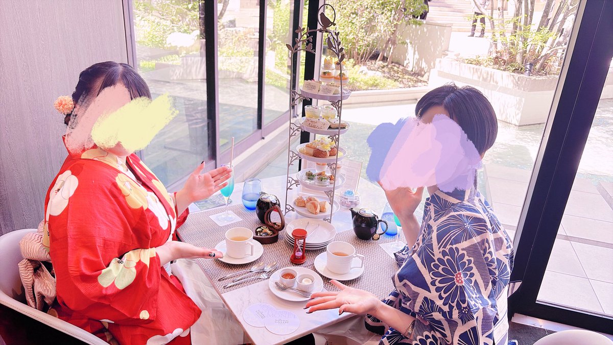 nyacospot's tweet photo. にゃおにゃべ浴衣の会！ゴッホとモネのぬん茶してきたよ〜！
にゃおさん、ちょっと早めのハッピーバースデー🎉🎂
#にゃおにゃべ会 https://t.co/DSXtODS1Vz