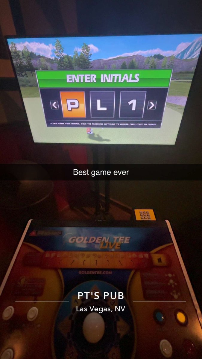 mikehawky18's tweet photo. Found a golden tee in a Las Vegas bar. Amazing game. Might be the best ever. Expand! https://t.co/CW6uvpfrQq