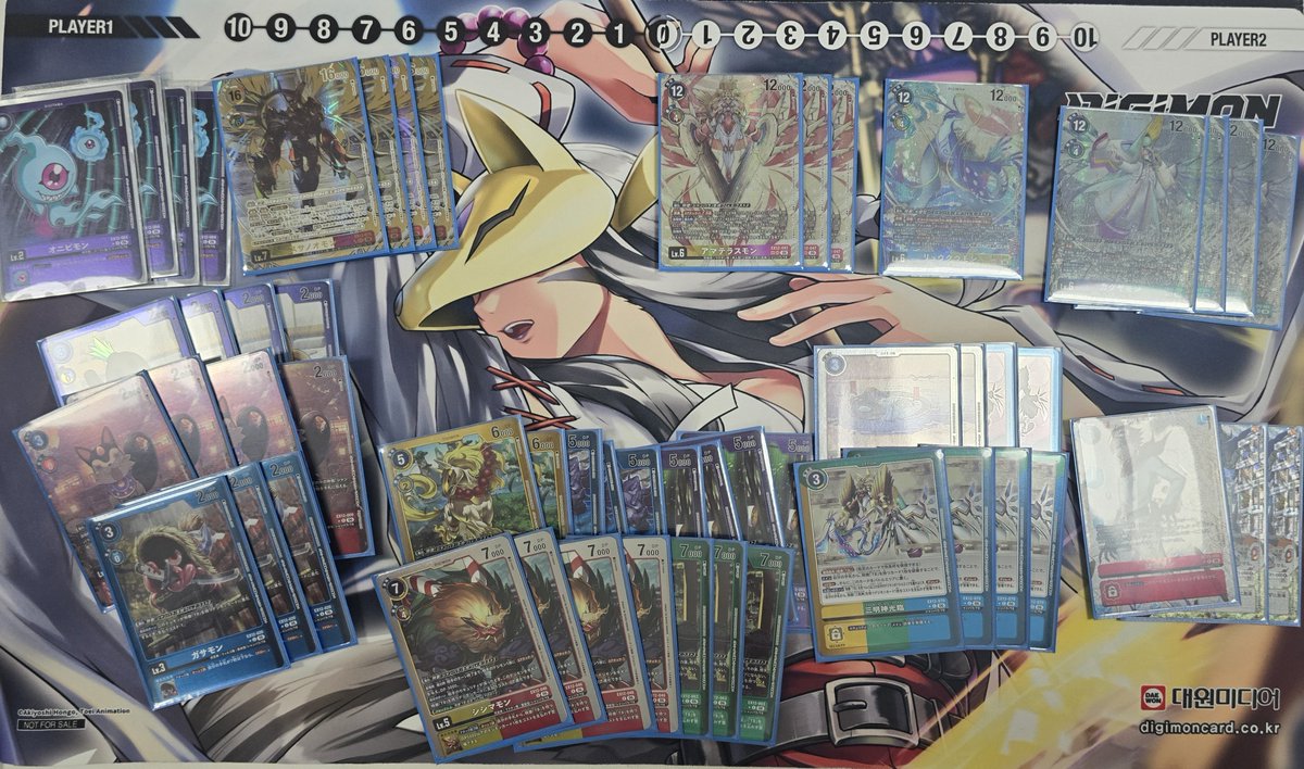 Kurova1990's tweet photo. GAOシンガポールエリア決勝
デッキ：東方勇者
Vs. 東方 🙆‍♀️
Vs. 東方 🙆‍♀️
Vs. オメガ 🙆‍♀️
Vs. シャイン 🙆‍♀️
Vs. 東方 🙅‍♀️
ベスト８
Vs.ラグナ 🙆‍♀️
Vs. 東方 🙆‍♀️
Vs. シャイン 🙆‍♀️
優勝！アシア代表權GET!!
#デジカ　#デジモンカートガーム
#digimoncardgame https://t.co/cLUhA3itVN