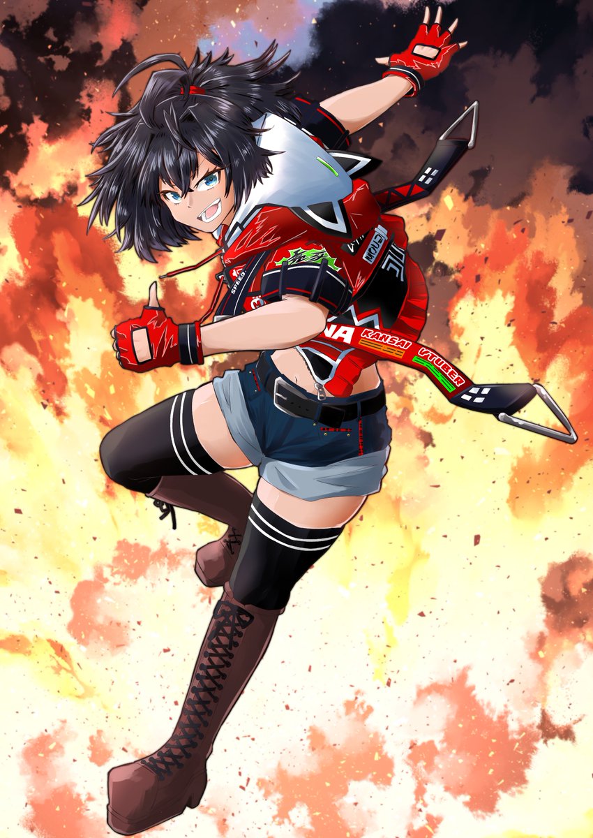 e_crow1111's tweet photo. ハイネグフ作成配信の〆にお披露目したコチラ！
あすたさんに描いて頂きましたキービジュアル！！

めっちゃカッコいいｗ近いうちに固定プロフもコレを載せたVerに更新する！ https://t.co/fjvTEwswQL