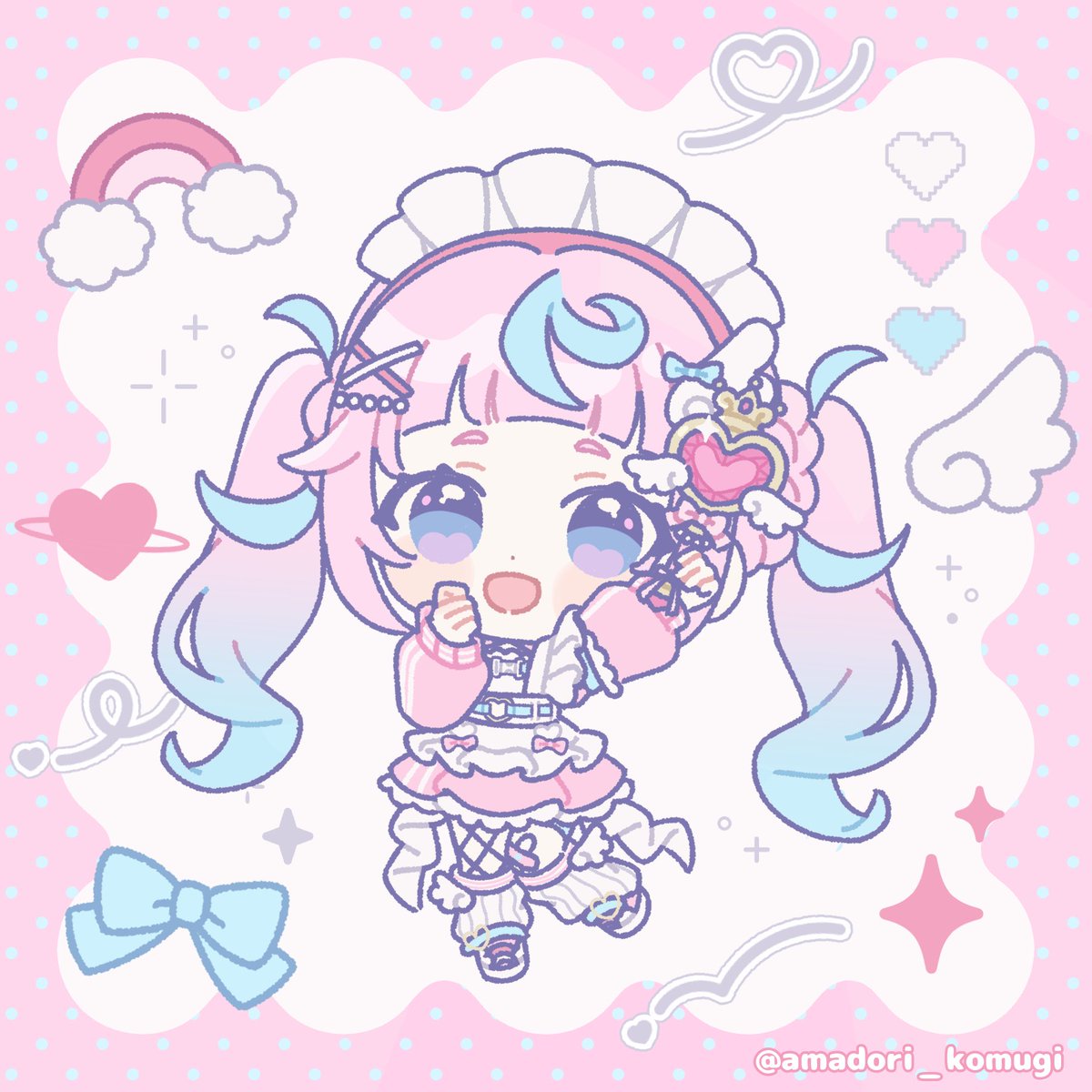 amadori_komugi's tweet photo. デビューおめでとうございます🩷💛
#ぽめぷり画
#ぱんちのあるあーと
#ぷりん・あーと・もーど https://t.co/uMvXzXvKPx