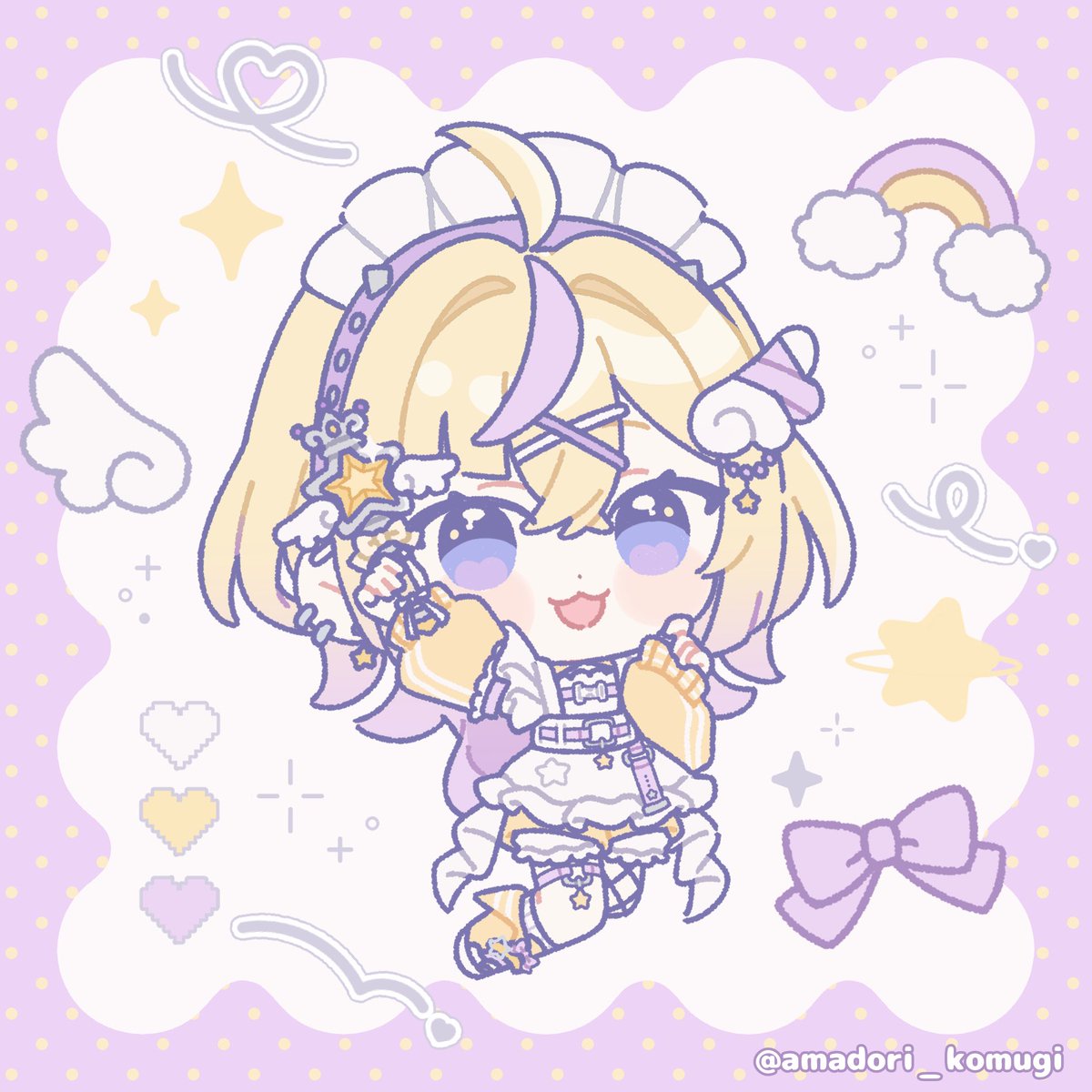 amadori_komugi's tweet photo. デビューおめでとうございます🩷💛
#ぽめぷり画
#ぱんちのあるあーと
#ぷりん・あーと・もーど https://t.co/uMvXzXvKPx
