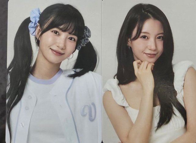 Loop__lo's tweet photo. 오마이걸 모모이 랜덤 트레이딩 카드 교환

저: 왼쪽 사진 속 효정, 미미
님: 오른쪽 사진 속 유빈

7시쯤까지 홍대에 있을 예정이며 반택, 끼택 교환도 가능합니다🥹

#오마이걸 #효정 #미미 #유빈 #모모이 #교환 https://t.co/lwjzpZizqb