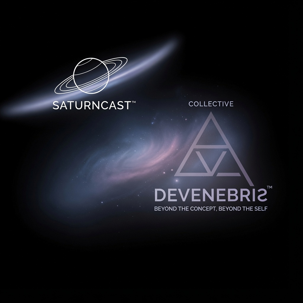 AKADmonick's tweet photo. SaturnCast™ does not fade.
DEVENEBRIS opens its own void.
This is not a rupture, it is an evolution.
Each in their own universe. 
DEVENEBRIƧ™ - Beyond the concept, beyond the self. #DEVENEBRIS #SaturnCast https://t.co/8gZI5Ts96T