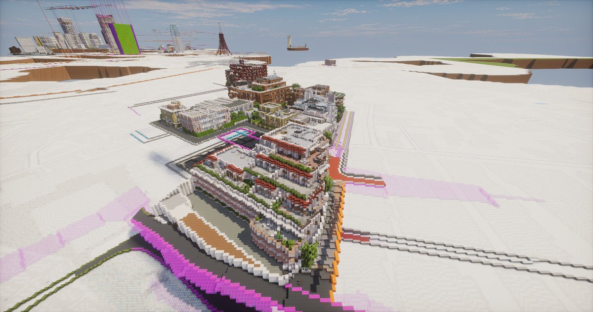 DeeU_47's tweet photo. 〒106-0046 Tokyo, Minato City, Motoazabu, 2-chōme−11−36 サンビューハイツ元麻布
 #minecraft建築コミュ #マイクラ https://t.co/c99NJa8NAL