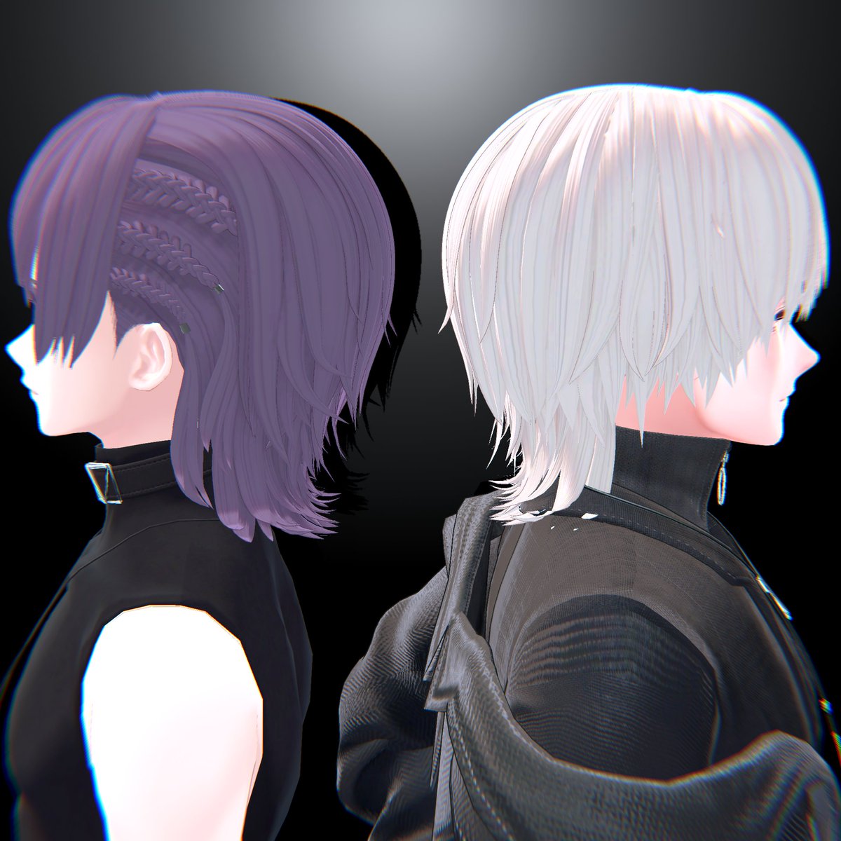 iO_12_'s tweet photo. 🎁アップデート記念！RT＋フォローイベント🎁

「平成編み込みウルフヘア」をリメイクしました✨

・シルエットの微調整
・テクスチャ変更
・対応アバター増加

BOOTH🔻
https://t.co/u6SLNPL9Ky

また、RT＋フォローで抽選で 5名様にプレゼント♪

🗓️締切：8/1
800円→400円値引き中！
#booth_pm https://t.co/33EcyrCbGt