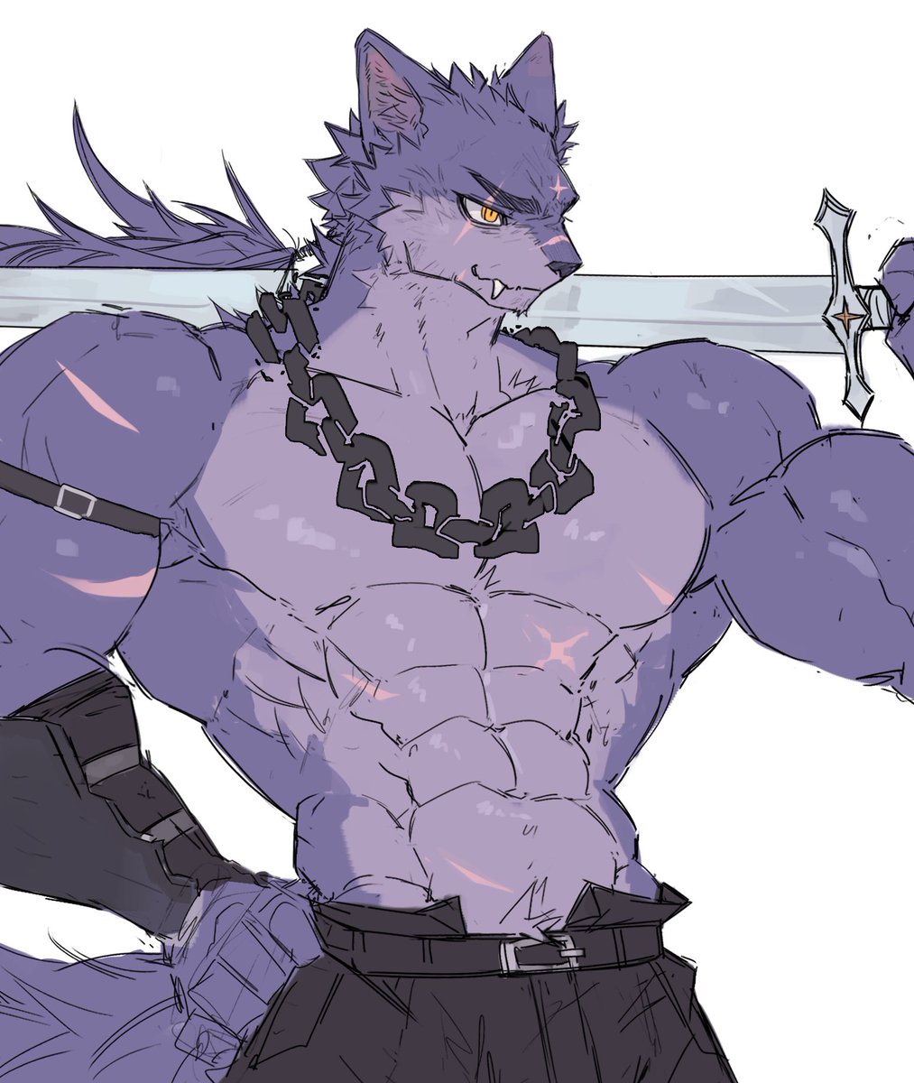 RipisGod's tweet photo. 다음 커미션 WIP💜🐺 https://t.co/B1DUWYdsIW