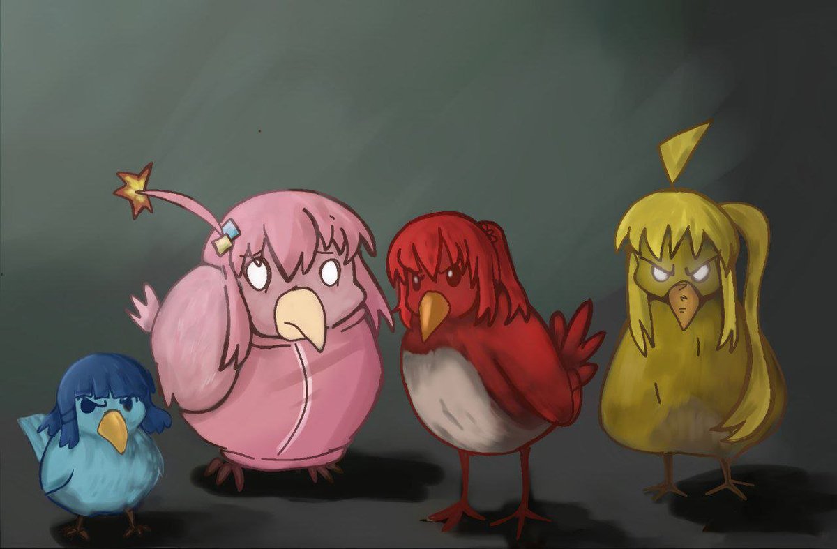 capy_228's tweet photo. Birds the Rock! 

#BocchiTheRock #ぼっち・ざ・ろっく #bocchi https://t.co/LlDX7c7Nhe