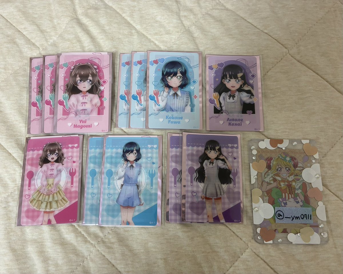 _____ym0711's tweet photo. 〚 交換 買取 〛
プリキュア ファッションシリーズ 
クリアカード 缶バッジ
デリシャスパーティプリキュア

譲⌇ゆい｜ここね｜あまね

求⌇らん

▫️up⇄up｜引き⇄引きとの交換を優先させていただきます

▫️求は買取もしております

検索からでもお気軽にお声掛け下さい https://t.co/V8zHcgrvIL