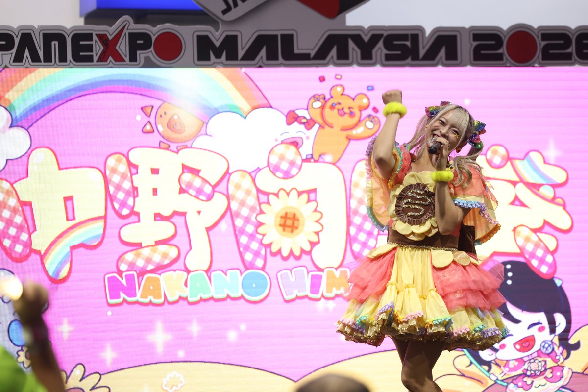 JAPANEXPO_MLY's tweet photo. 🎤 Live! Performance by "NAKANO HIMAWARI" 
25 July, at SORA Stage, KLCC Hall 6

Join us for one more days of live performances, Japanese culture, and unforgettable experiences at #JapanExpoMalaysia2026

We look forward to welcoming you
@himawaridaa 

#gyucreative #siamconnection https://t.co/bqfHUJK0rm