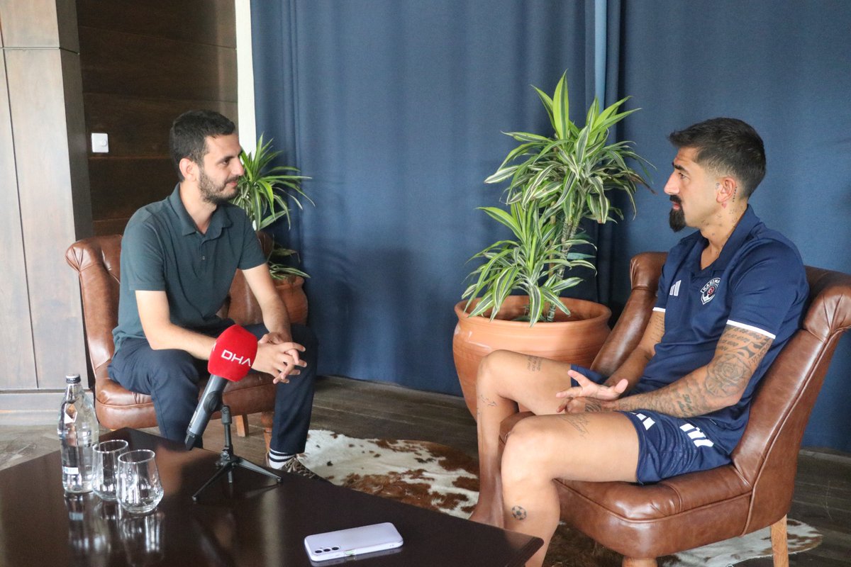 sporx's tweet photo. 🎙️Kerem Demirbay: "Bundesliga’da oynamak benim için daha kolay. Türkiye’de oynamak kolay değil."