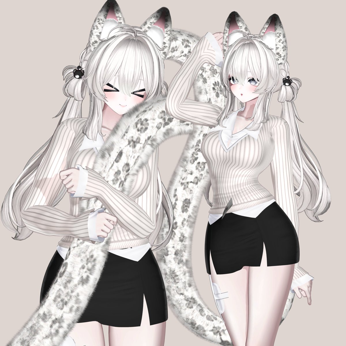Lovace_3D's tweet photo. 🖤 Mono Panther 🤍
https://t.co/iwK18kqNxc

ふわふわでかわいい耳としっぽです！🐾
無料で配布中ですので、興味があればぜひご利用ください💖 https://t.co/cNYqsyCLWB