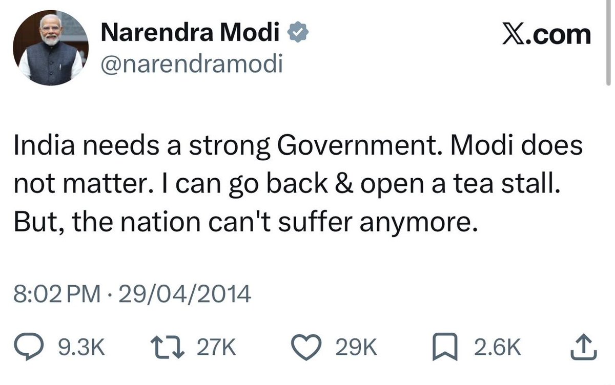 INCKerala's tweet photo. Time to keep your word, @narendramodi 

RESIGN and save the nation! https://t.co/8nsSwjox07