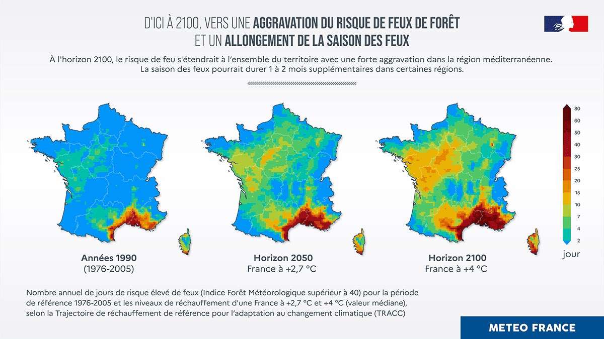 Mikaa_BM's tweet photo. Effectivement, à plus de 90% ce sont les humains qui déclenchent ces feux, volontairement ou non.

Mais c'est bien le dérèglement climatique – causé lui aussi par les humains – qui augmente la chaleur, donc la sécheresse, donc la sévérité, la fréquence et l'impact de ces feux. https://t.co/JDn3HsYHIe