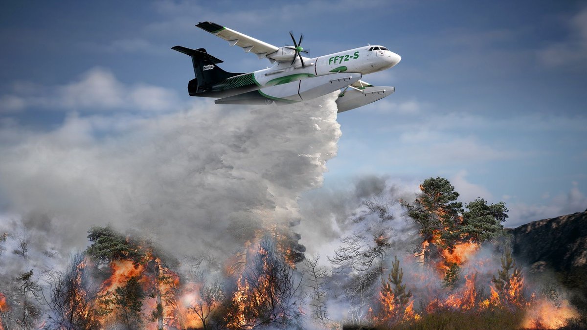 AlexXplore's tweet photo. 🇫🇷 La France défie le monopole canadien des Canadair 

🇨🇦 La flotte française de douze Canadair CL-415, âgée d’environ trente ans, peine à suivre face aux incendies de plus en plus intenses.   

🛩️ Positive Aviation transforme des ATR 72 d’occasion en FF72 amphibies capables d’écoper 8 000 litres d’eau pour un coût moitié moindre.   

🗓️ Le démonstrateur doit voler en 2026, avec des livraisons commerciales espérées dès 2028-2029.   

🌍 Kepplair Evolution et Hynaero développent aussi des alternatives françaises multi-rôles pour renforcer la souveraineté européenne.   

💰 Ces projets promettent des coûts d’exploitation réduits de 40 % grâce à une plateforme déjà certifiée et largement disponible.   

🤔 Croyez-vous que ces bombardiers d’eau « made in France » réussiront à remplacer durablement les Canadair ?