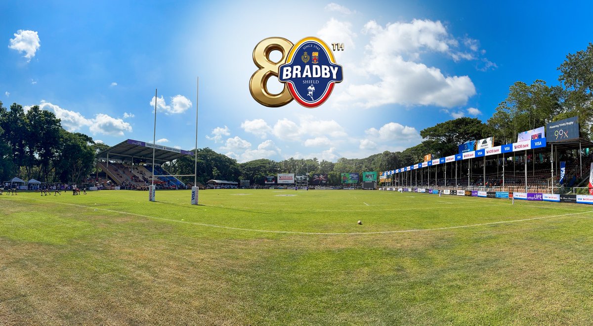 slt_mobitel's tweet photo. All set for the kickoff of the 2nd leg of the 80th Bradby Shield 2026 at the Trinity College Rugby Stadium.
#SLTMobitel #BradbyShield #Bradby80 #TrinityRugby #RoyalRugby https://t.co/P5cJCHctyt