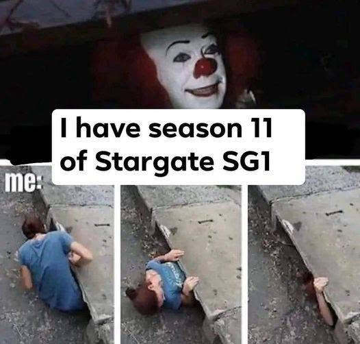 Daloony69's tweet photo. Welp weekend is here lol #savestargate https://t.co/CtZzCUAJuw