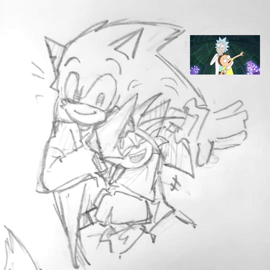 cupidsonic_'s tweet photo. sonic and tails as rick and morty
#sonic #tails #rickandmorty https://t.co/6E8N4JiAO5