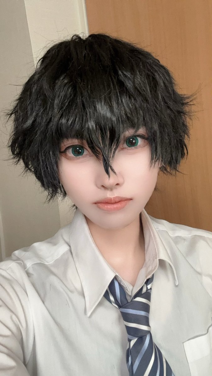 akechi_aoi's tweet photo. やっぱりカラコンでかすぎんね？？
明日は子犬みたいな目してクソガキ赤也やってきます🫶
今日はサウナ行ってパッキングして早く寝るぞ〜〜‼️

cosplay https://t.co/R1XhVJHOr1