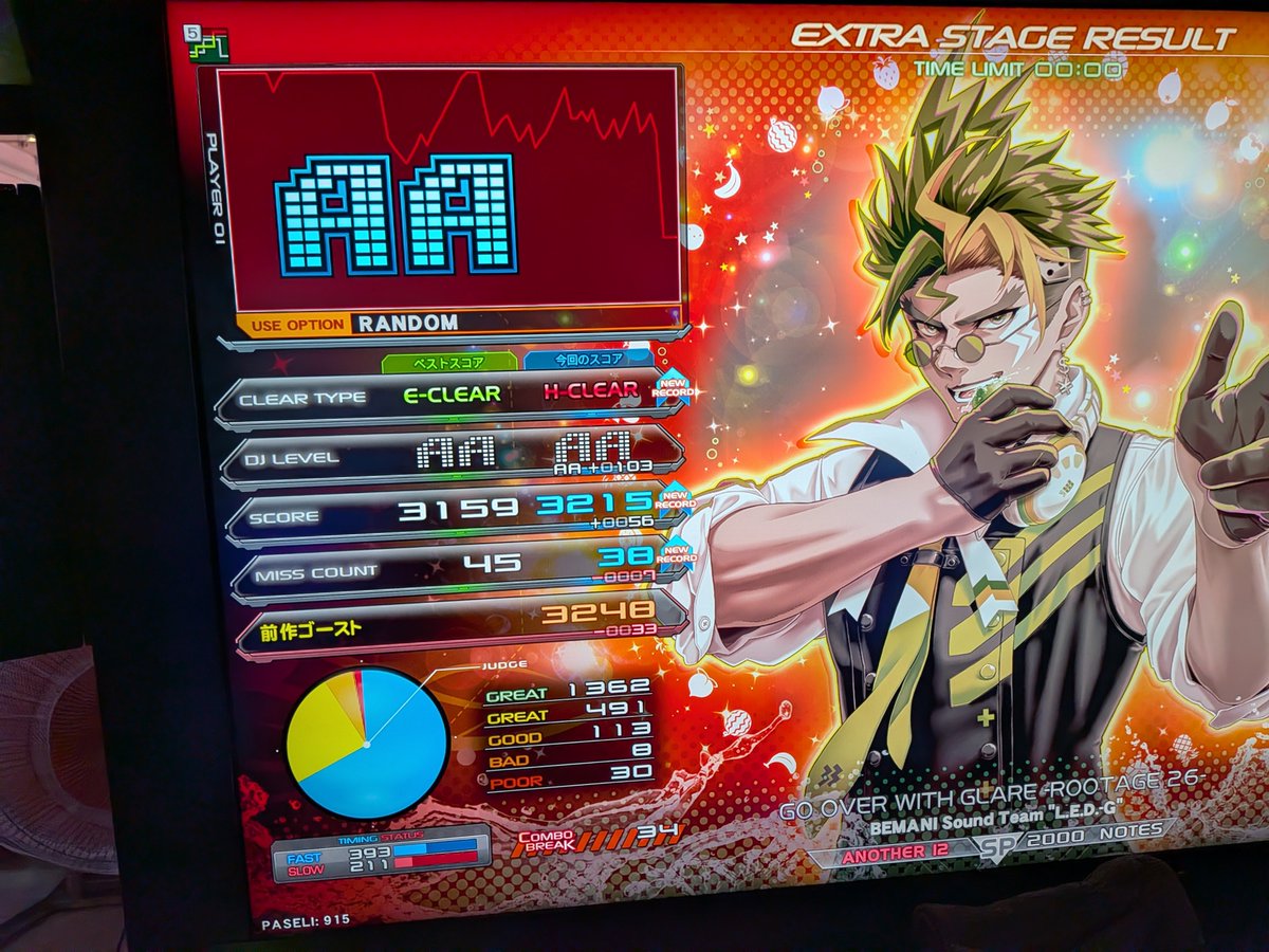 nulunulucha's tweet photo. SP
Verflucht 墓　ハード
GO OVER WITH GLARE 穴　ハード
疾風迅雷 穴　AAA+25
Drop Syndicate 穴　AAA-57　

ありがとう、良い弐寺です。 https://t.co/hmOlKiWAS9