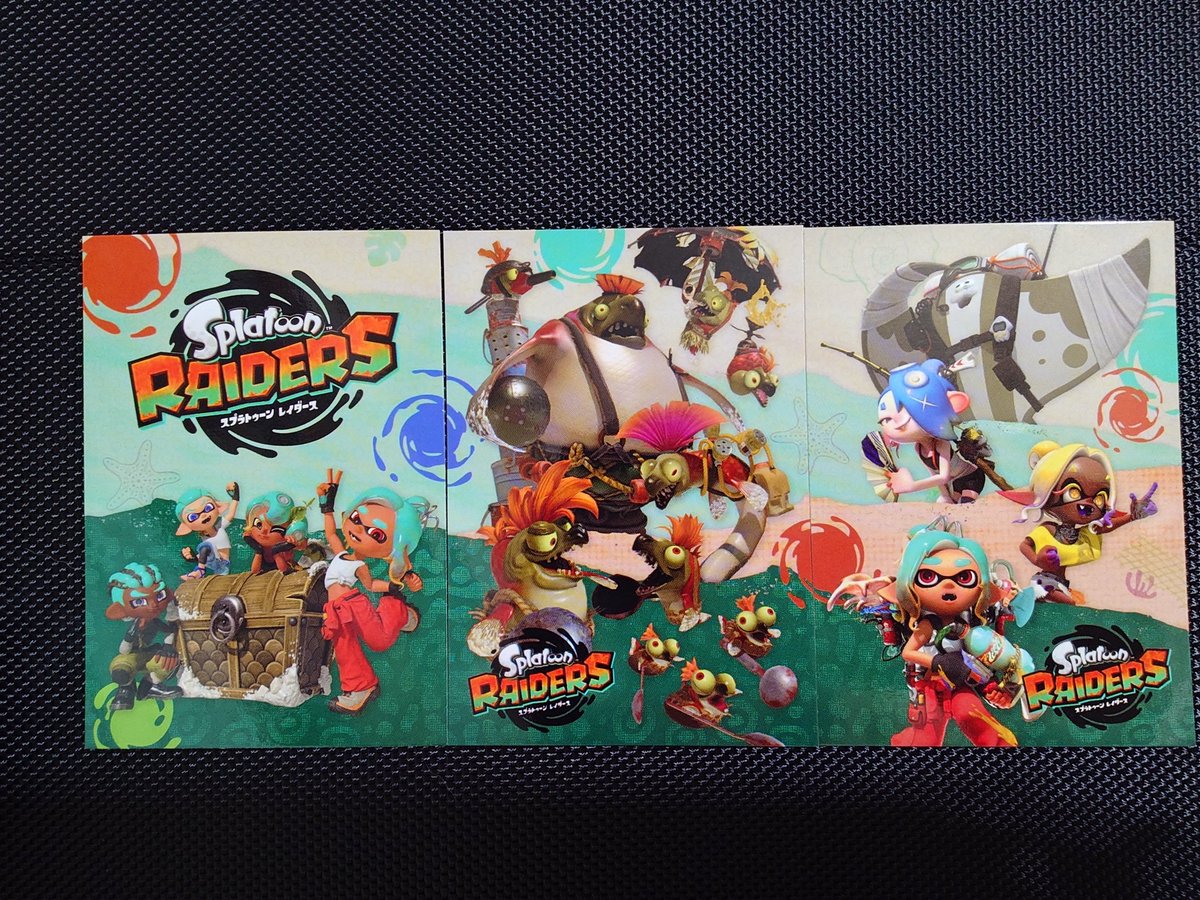 あれ??スプラトゥーンレイダースの体験会＆チェックインのステッカー