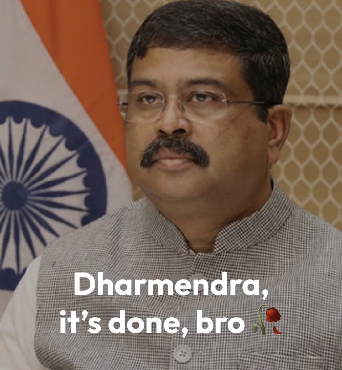Its_CineHub's tweet photo. Its Done bro 💥🤣 #DharmendraPradhan https://t.co/We3MMKUo69