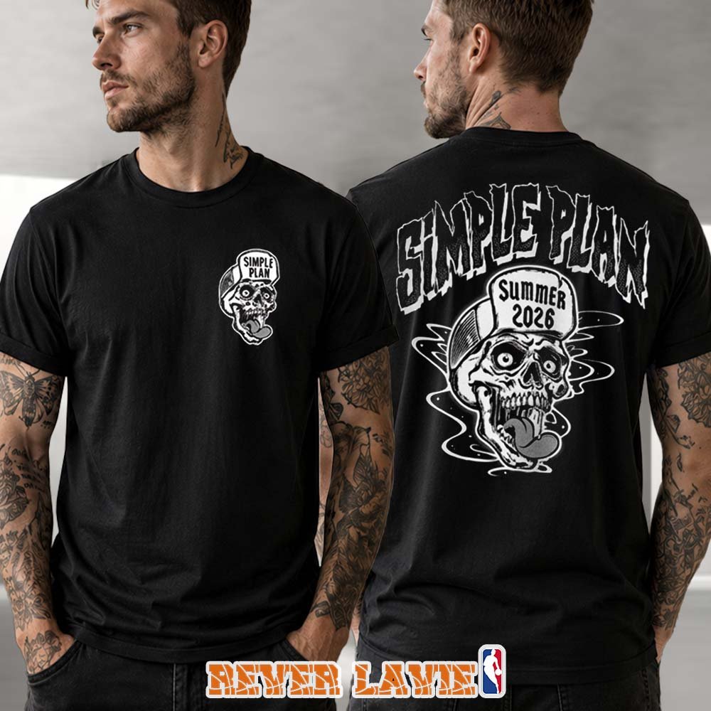 rever_lavie's tweet photo. Simple Plan Summer 2026 Skull Tour T-Shirt
Bring pop-punk attitude to your wardrobe with the official Summer 2026 Skull Tour design.
#SimplePlan #PopPunk #SkullTour #BandMerch #GraphicTee #RockMusic
>>>Products Now: https://t.co/GsonTpMf3f https://t.co/yW8ucL68hd