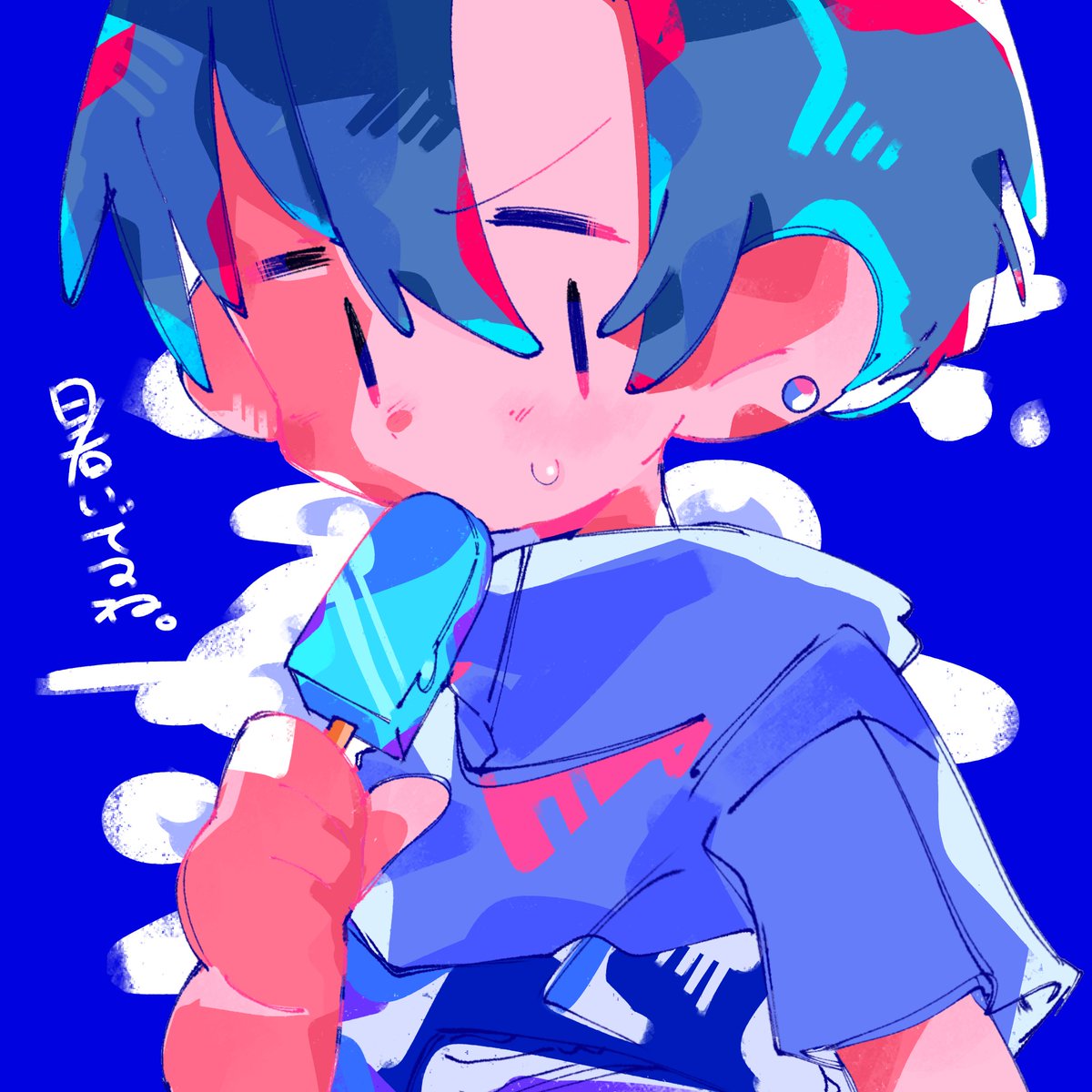 Yukkedomnoisii's tweet photo. 暑いですね。
#nichijou https://t.co/mtc0UdNMfg