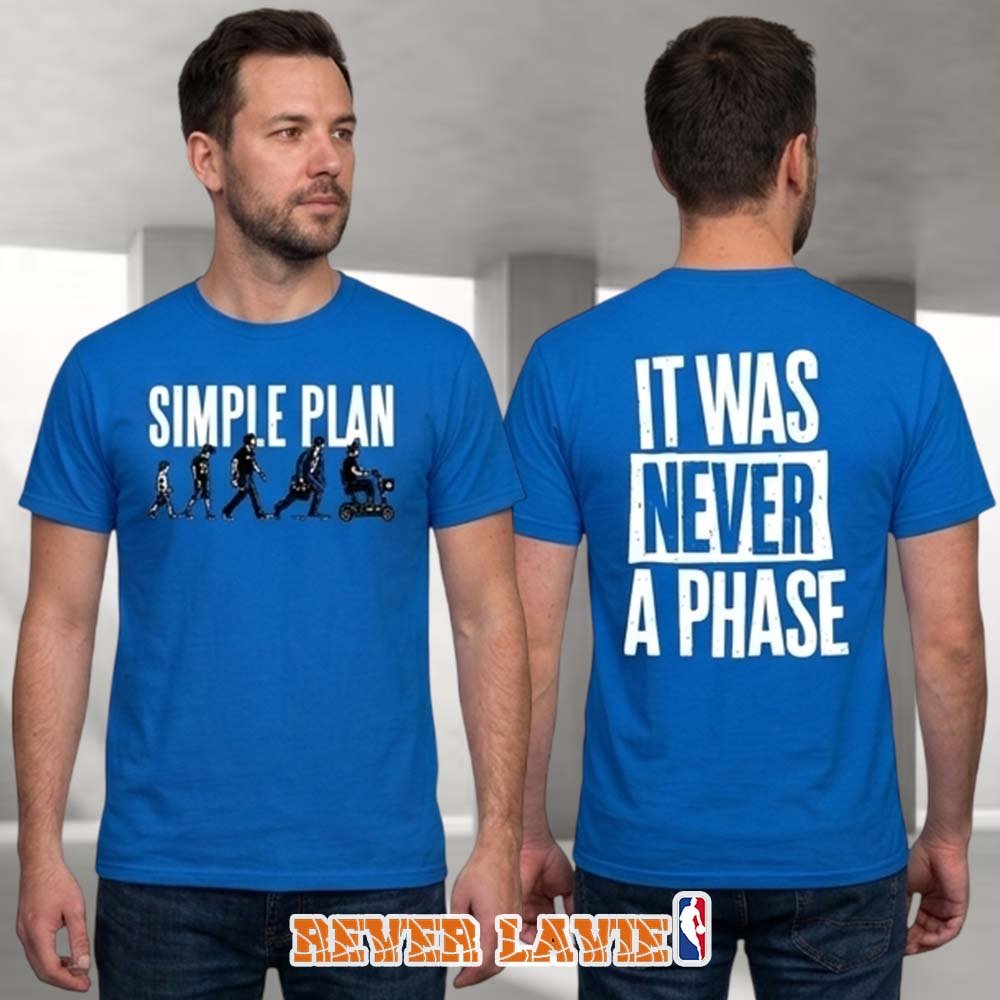 rever_lavie's tweet photo. Simple Plan It Was Never a Phase Blue T-Shirt
A bold design for fans who know pop-punk is more than a moment—it's a lifelong soundtrack.
#SimplePlan #PopPunk #BandMerch #GraphicTee #RockMusic #BlueTee
>>>Look at here: https://t.co/MnaYeztfaQ https://t.co/6NVw0bYMpI
