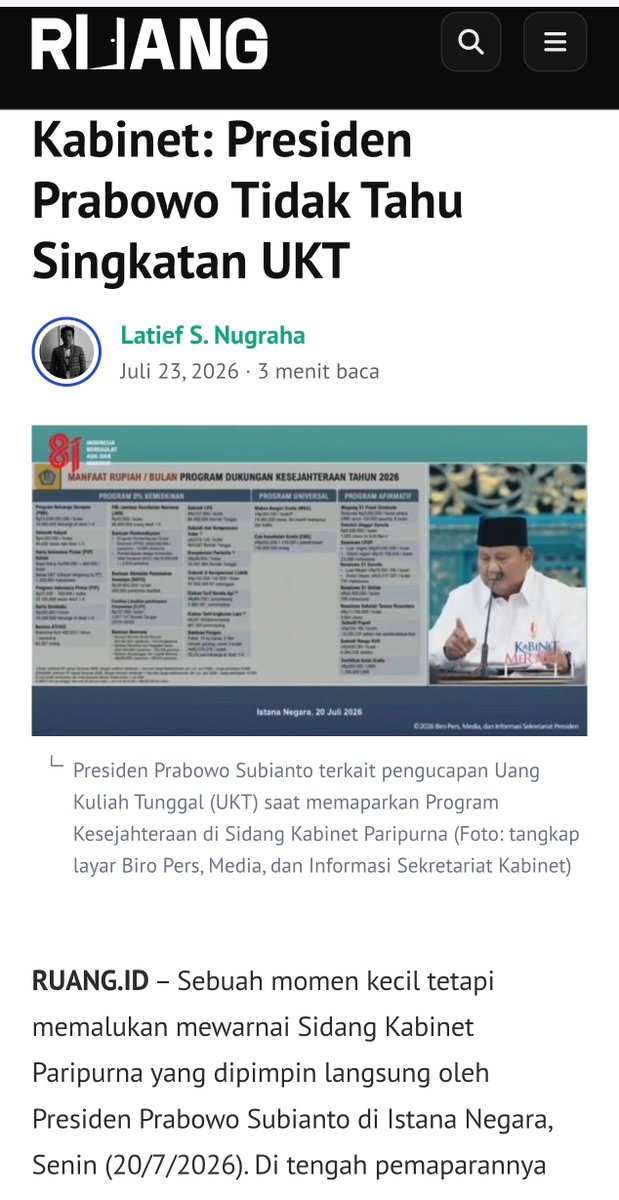 ardisatriawan's tweet photo. Tidak tahu singkatan UKT https://t.co/DqB5QXO6ik