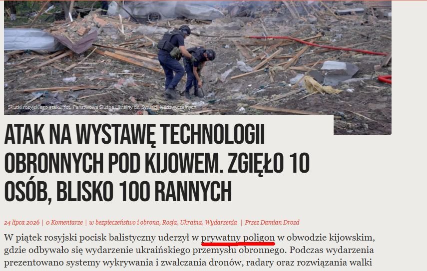 Mdemirow2's tweet photo. ⚡Gościem specjalnym międzynarodowych targów zbrojeniowych ukraina-NATO był towarzysz iskander. 

Zginęli na miejscu kluczowi generałowie armii ukrainy,przedstawiciele europejskiej zbrojeniówki jak i inni żołnierze a cały sprzęt został unicestwiony https://t.co/lOandGqBTI